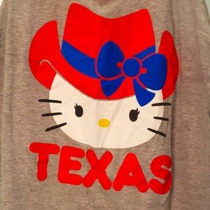 Hello Kitty Texas! Large tank tee